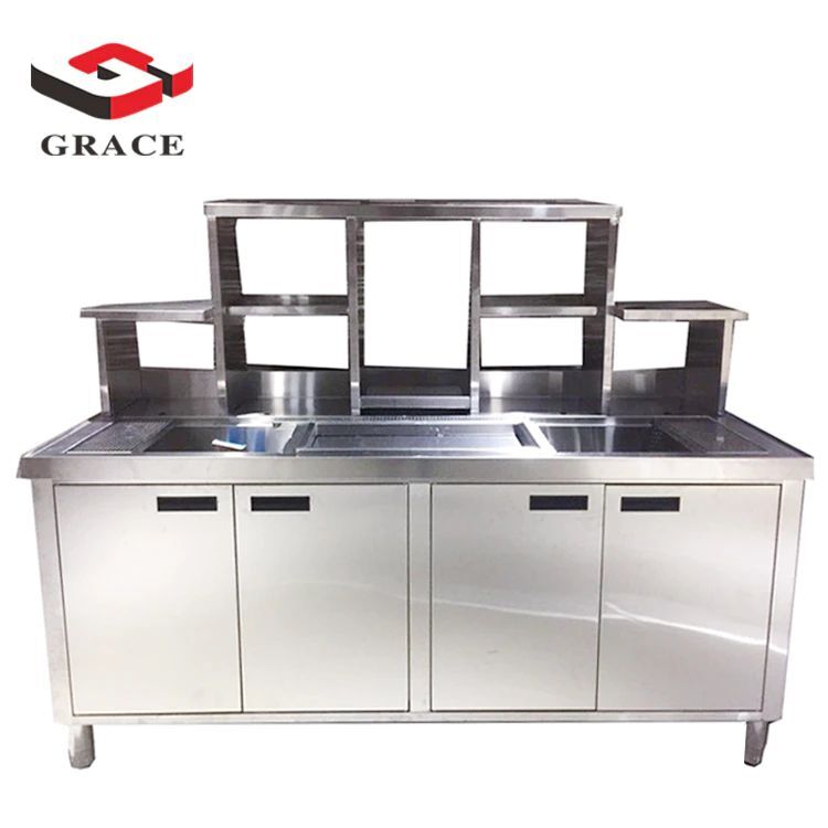 2021-hot-sell-stainless-steel-milk-tea-shop-counter-worktable 2021-hot-sell-stainless-steel-milk-tea-shop-counter-worktable