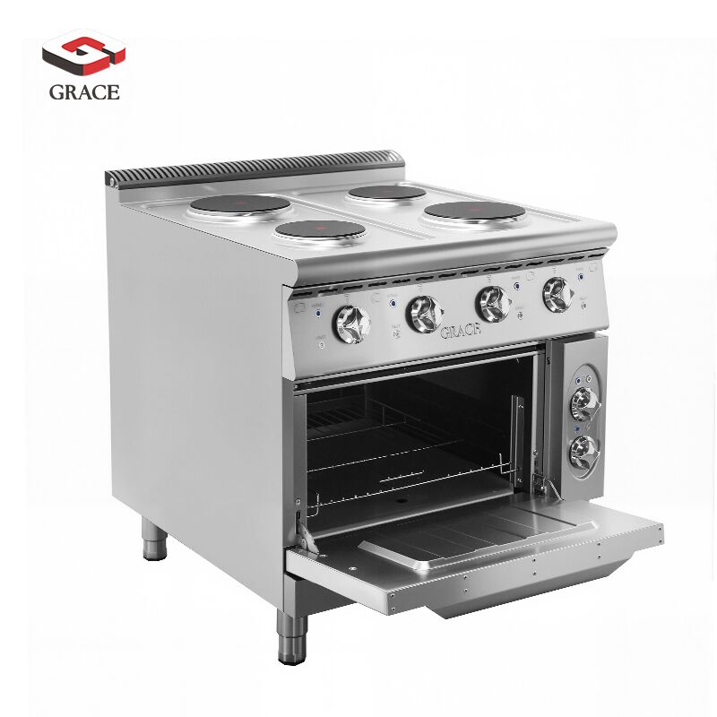 Hot-Plate Electric Range with Oven