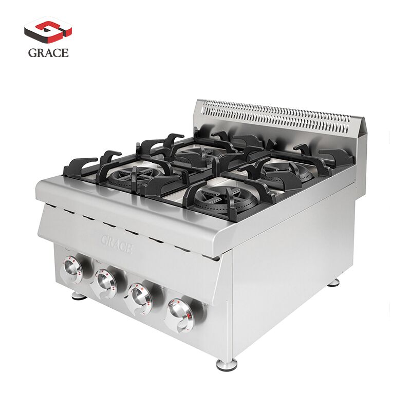 2 4 Burner Gas Range Stove Countertop - Image 1