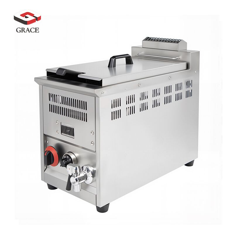 4 GRACE GR-71A Gas 8L Countertop Fryer - Image 1